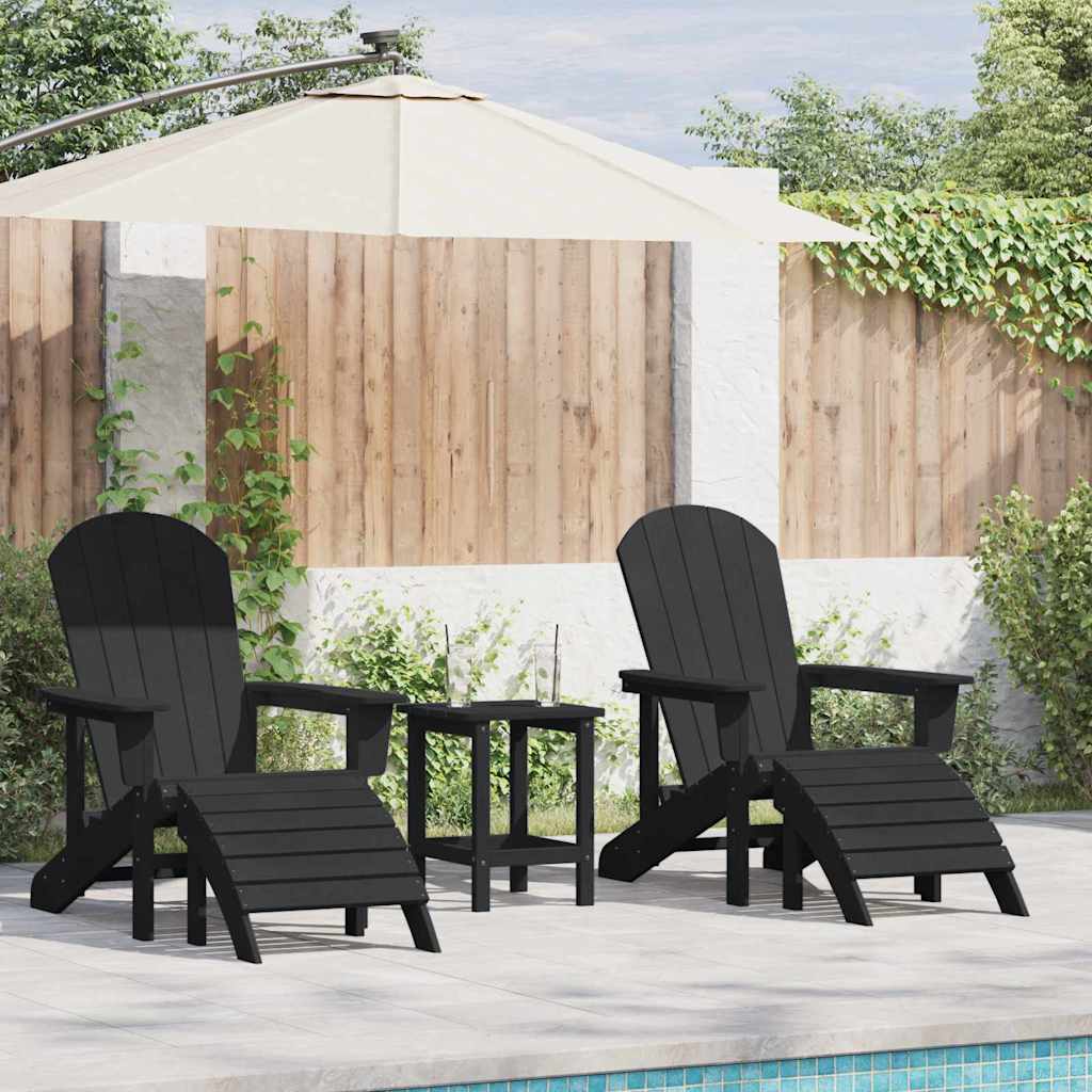 Garden Chair 3 Pcs Polyethylene