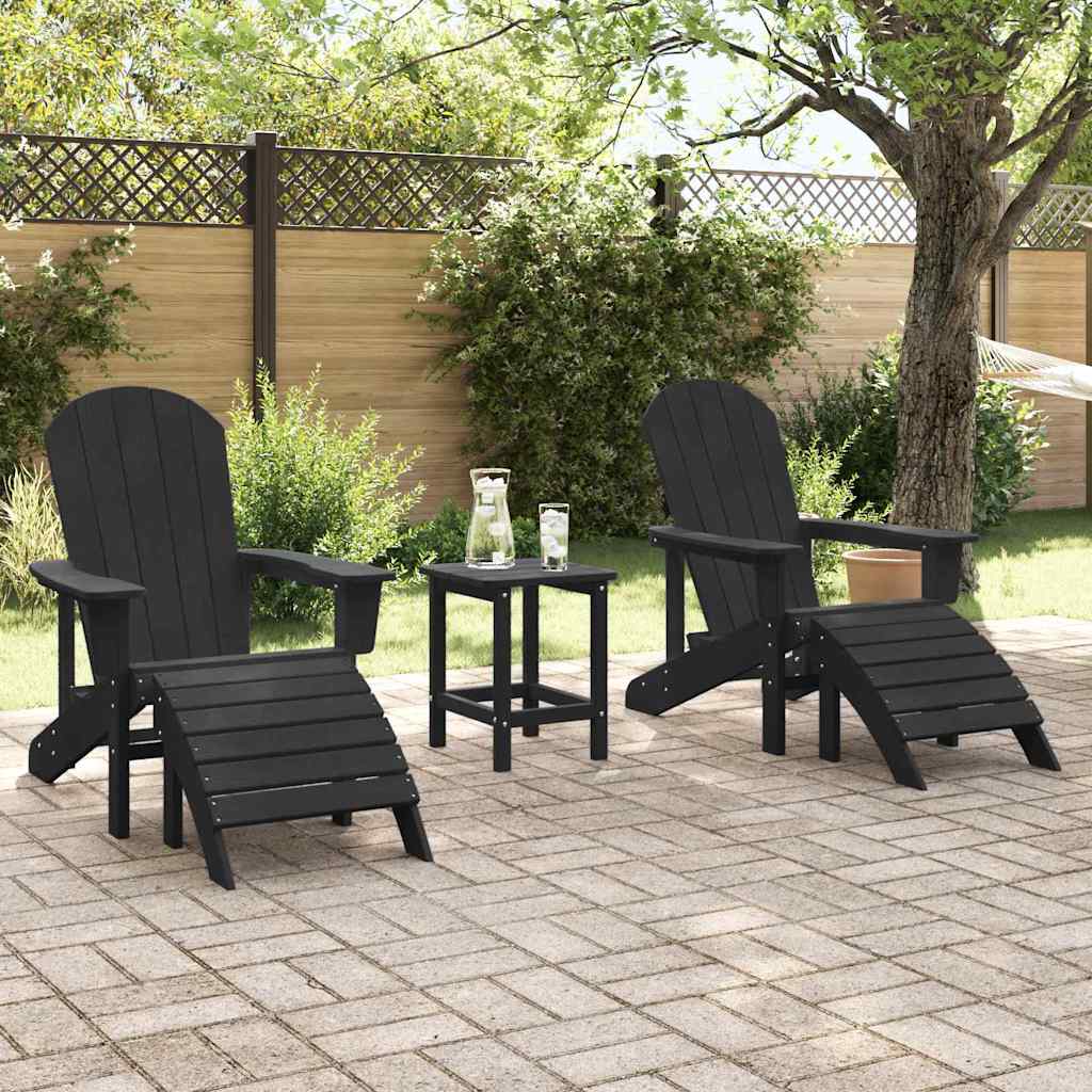 Garden Chair 3 Pcs Polyethylene