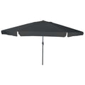 Garden Parasol 394 X 394 X 248 Cm Polyester And Steel