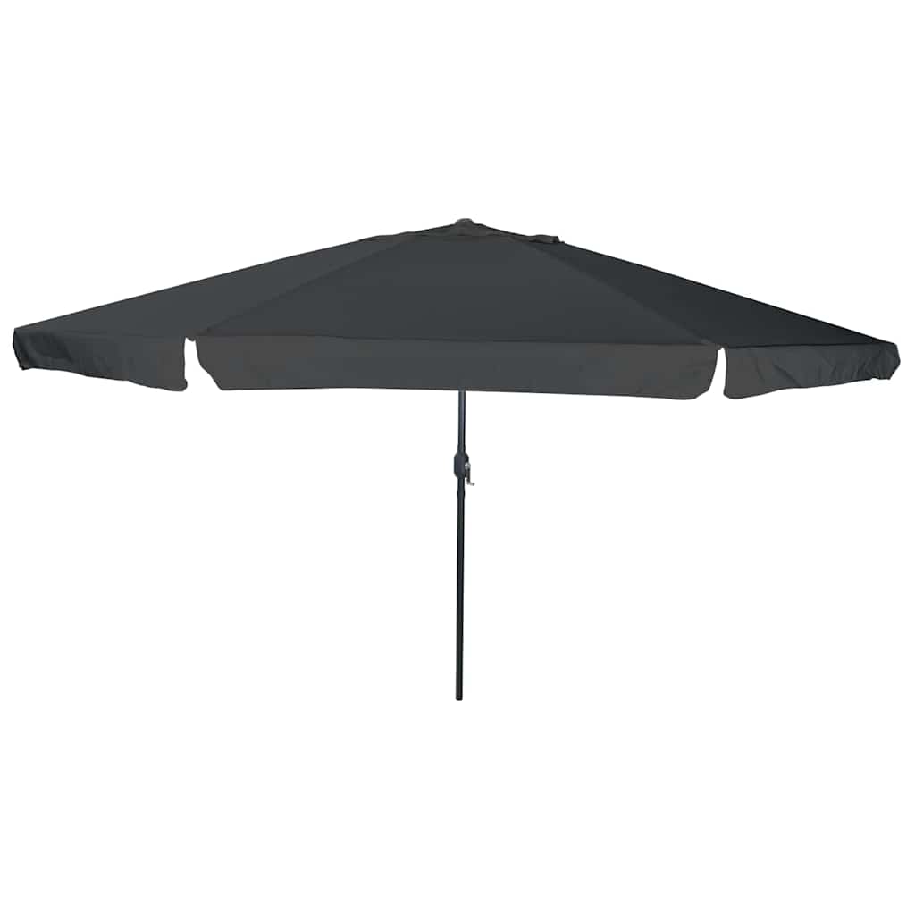 Garden Parasol 394x394cm Large Outdoor Umbrella UV Resistant Black Anthracite 39