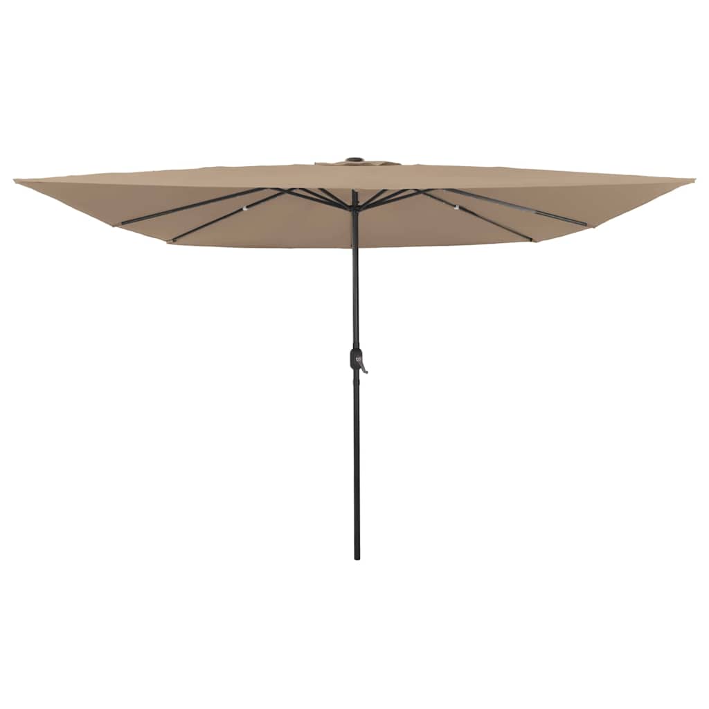 Garden Parasol 295 X 295 X 245 Cm Polyester And Steel