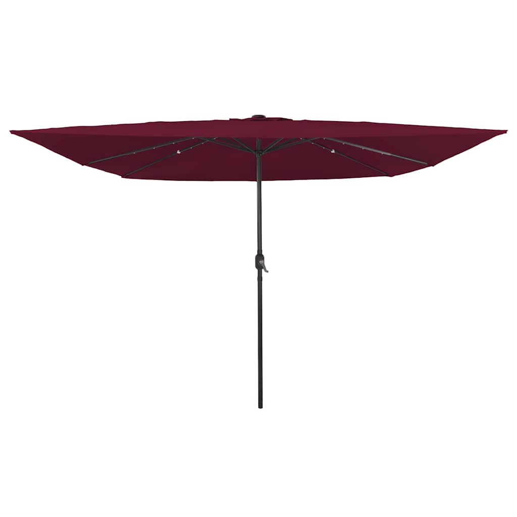 Garden Parasol 295 X 295 X 245 Cm Polyester And Steel