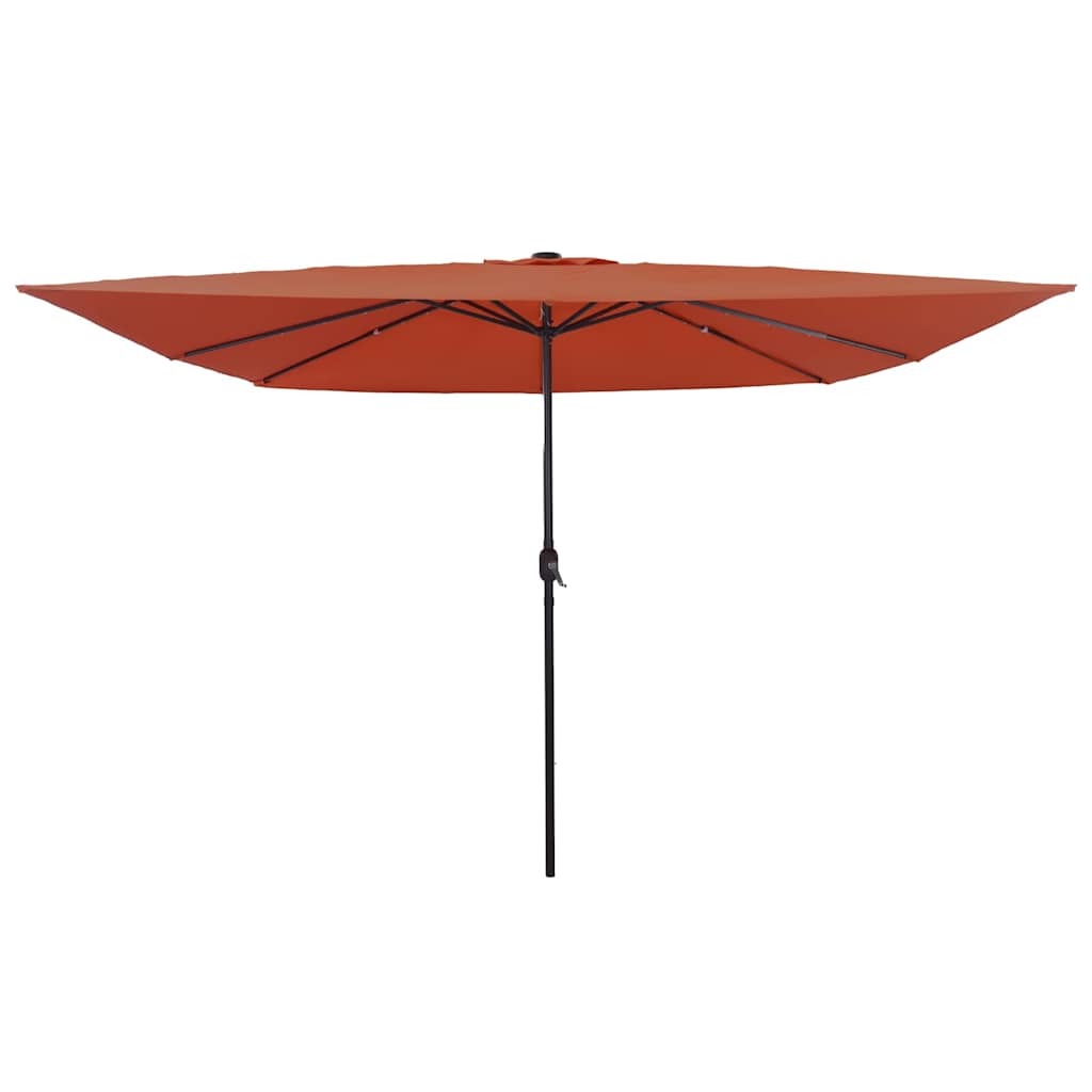Garden Parasol 295 X 295 X 245 Cm Polyester And Steel