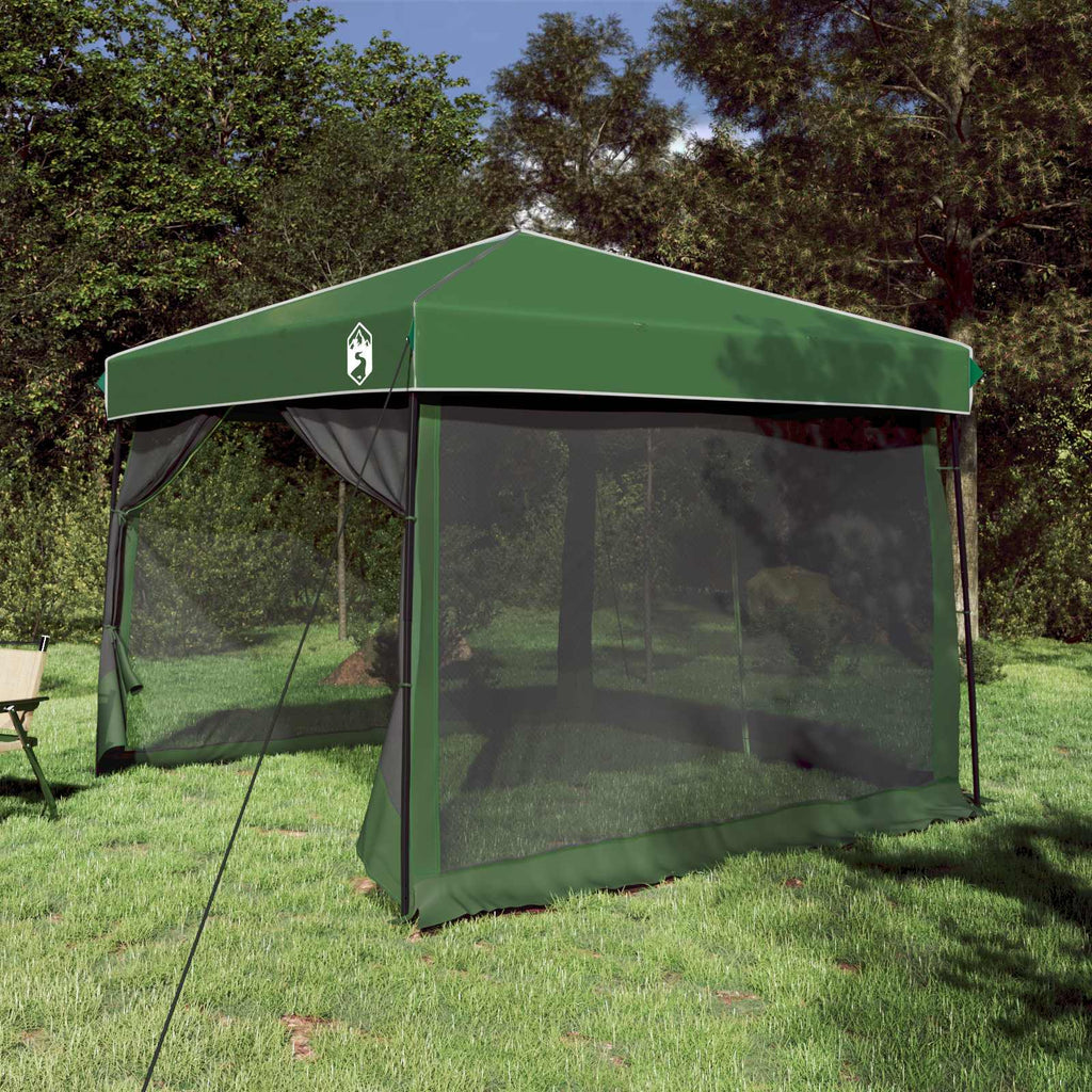 Camping Tent Set Folding 2 Pcs Taffeta And Fabric