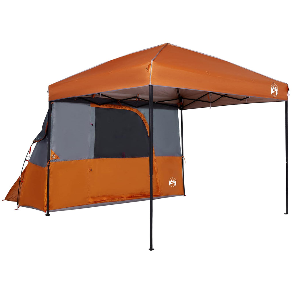 Camping Tent Set Folding 2 Pcs Taffeta And Fabric