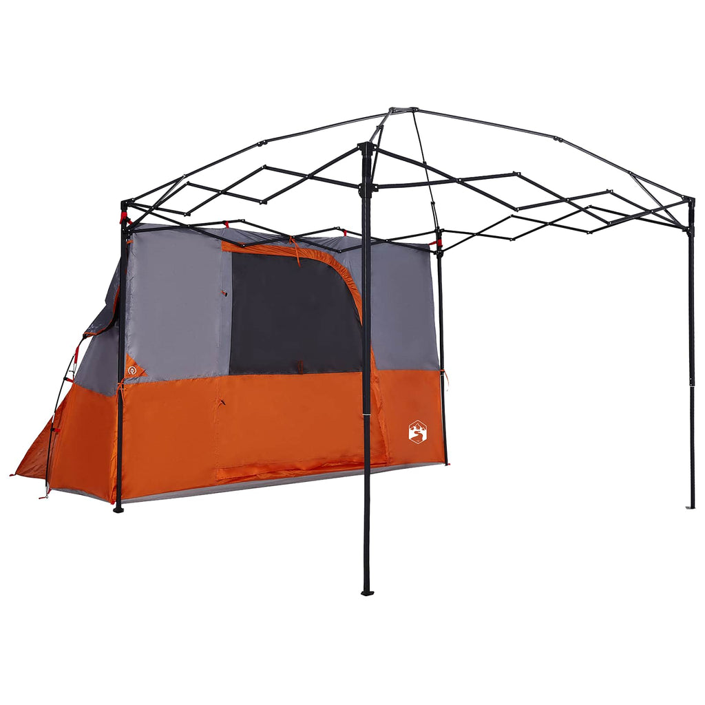 Camping Tent Set Folding 2 Pcs Taffeta And Fabric