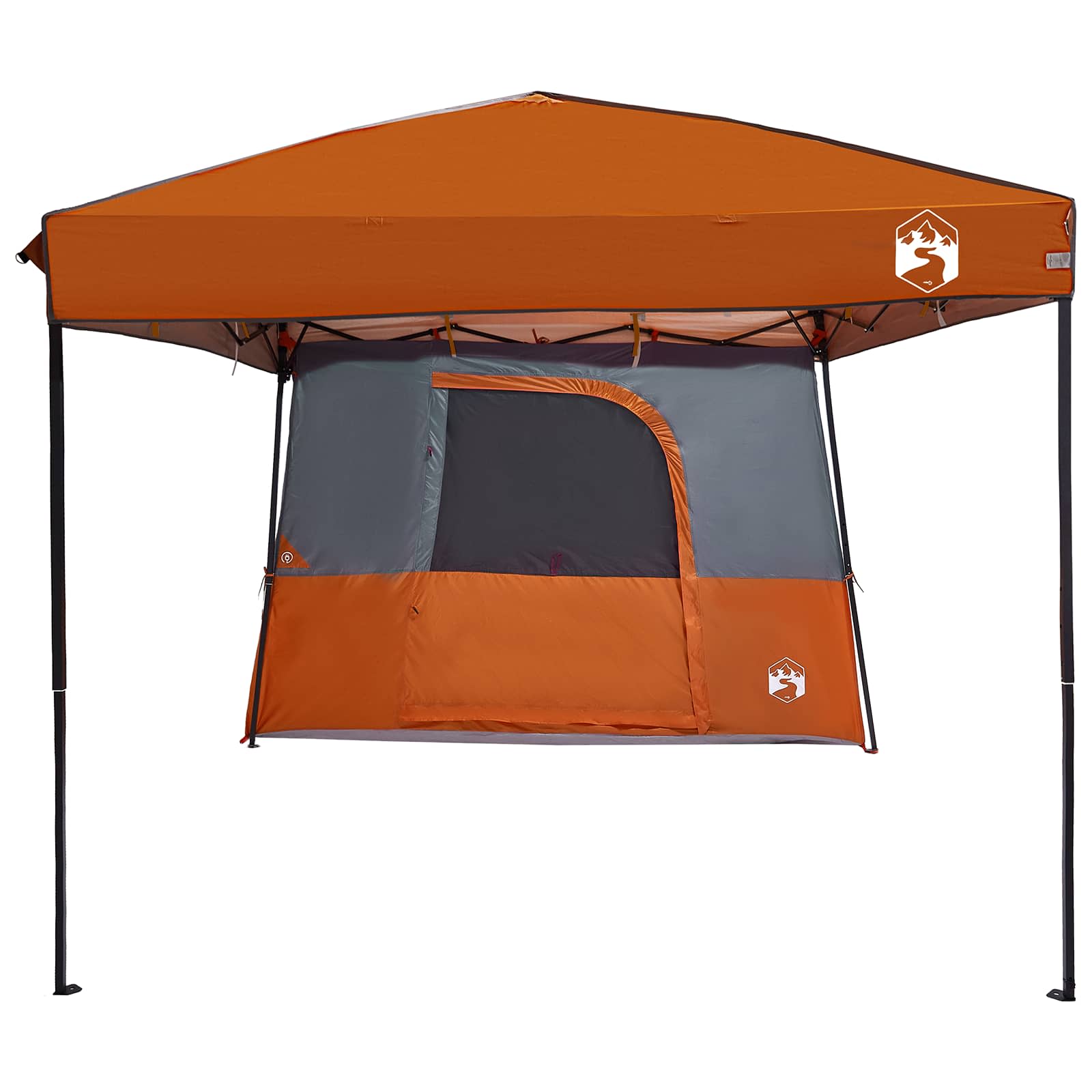 Camping Tent Set Folding 2 Pcs Taffeta And Fabric