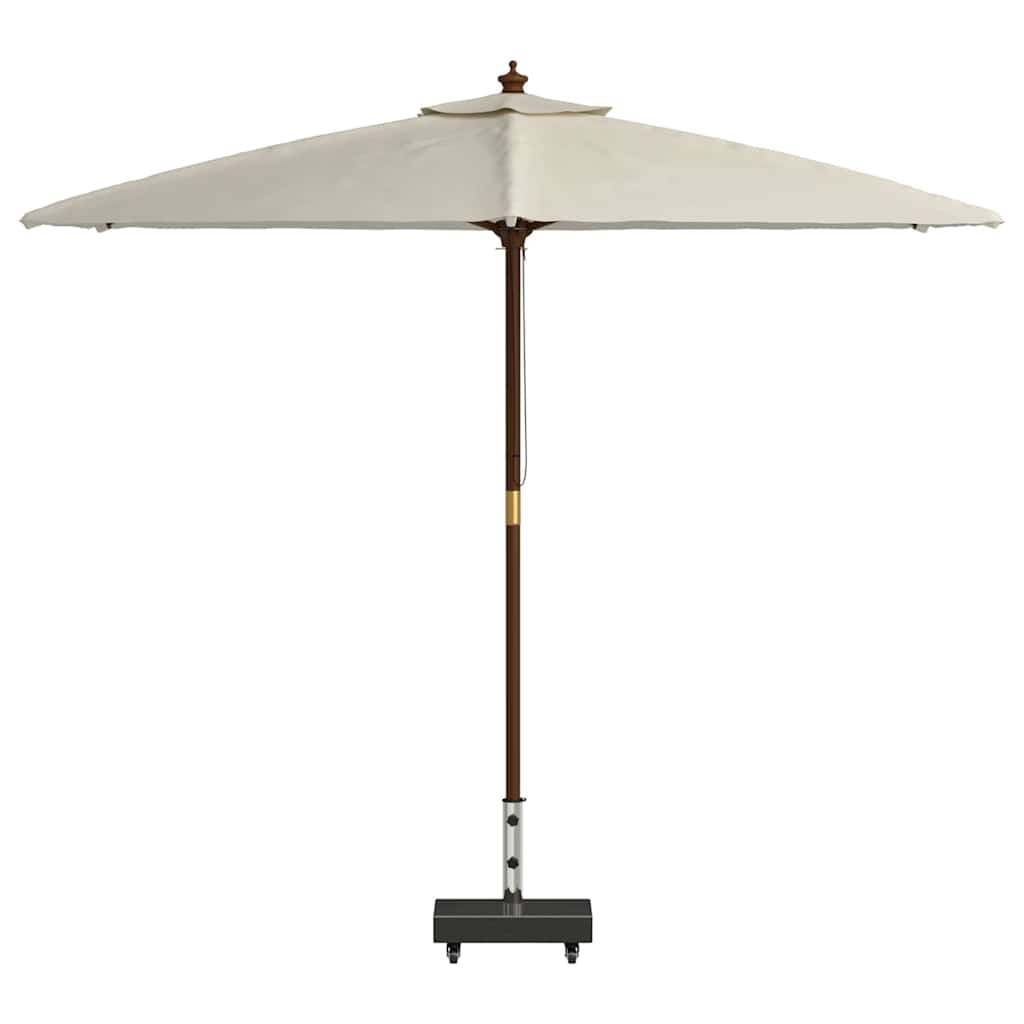Outdoor Umbrella Bases Parasol Base Granite 25 Kg Rectangular Grey Black 45 cm