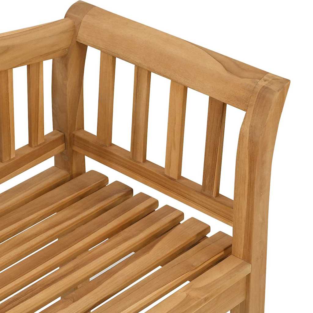 Bench Brown 120 X 53.5 X 85 Cm Solid Teak Wood