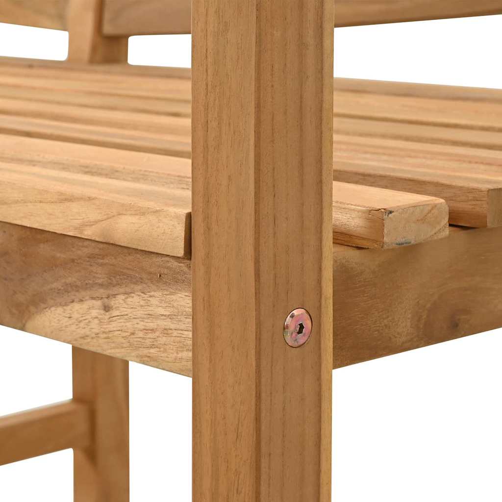 Bench Brown 120 X 53.5 X 85 Cm Solid Teak Wood