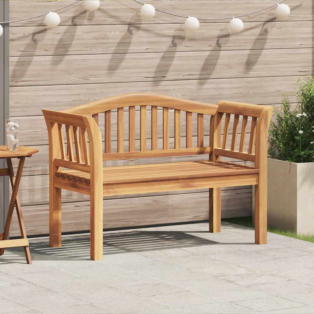Bench Brown 120 X 53.5 X 85 Cm Solid Teak Wood