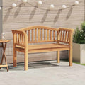 Bench Brown 120 X 53.5 X 85 Cm Solid Teak Wood