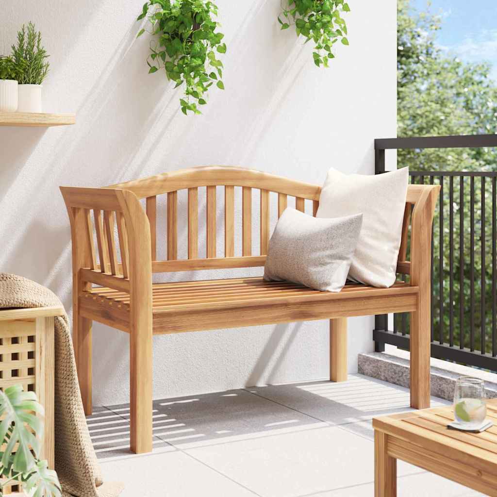 Bench Brown 120 X 53.5 X 85 Cm Solid Teak Wood