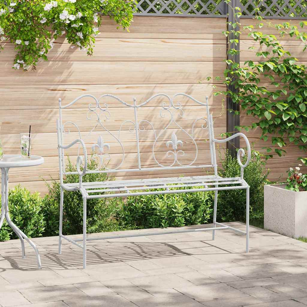 Garden Bench Antique 104 X 54 X 93 Cm Steel