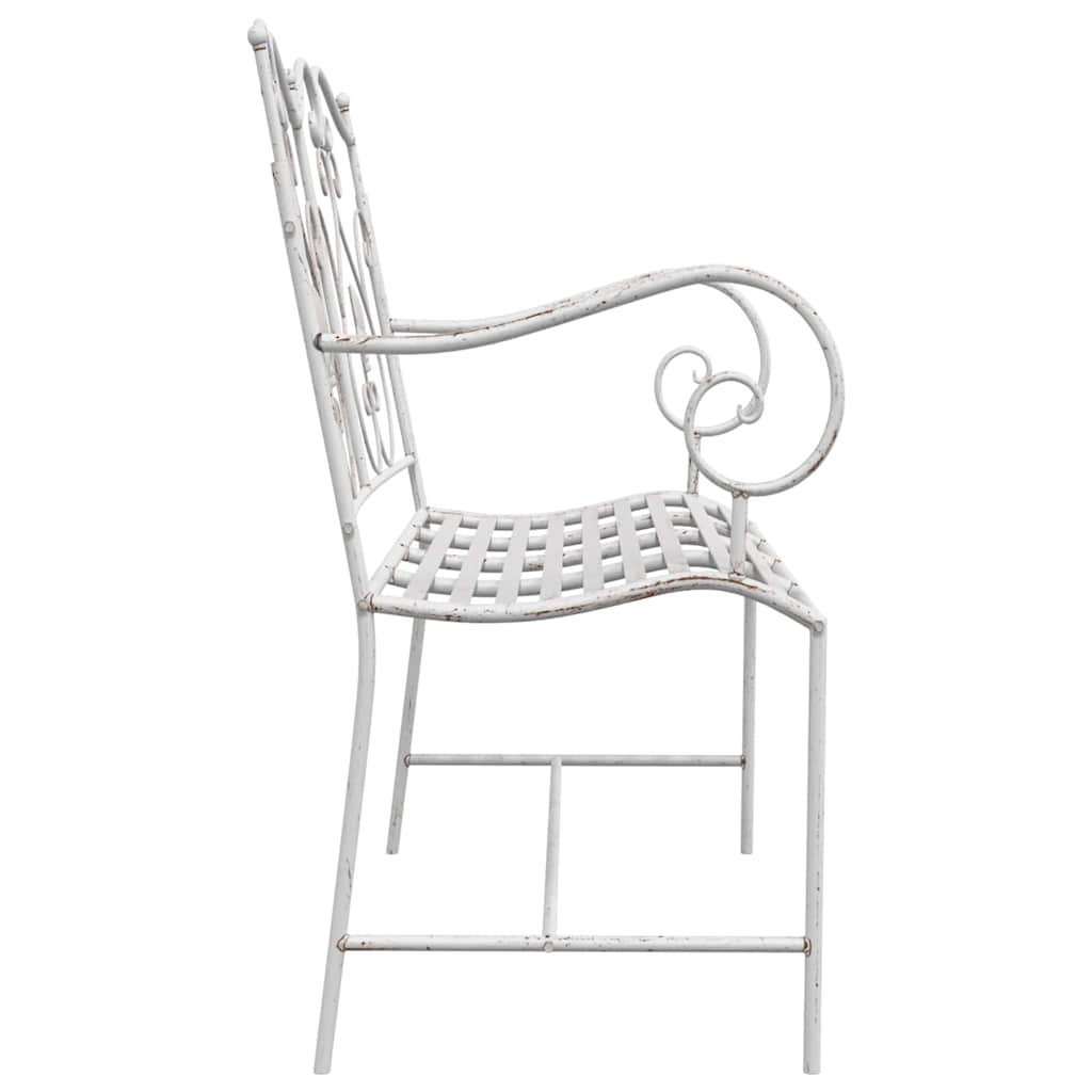 Outdoor Bench Antique Steel Garden Vintage Patio Park Seat 104cm Bronze Style Bl