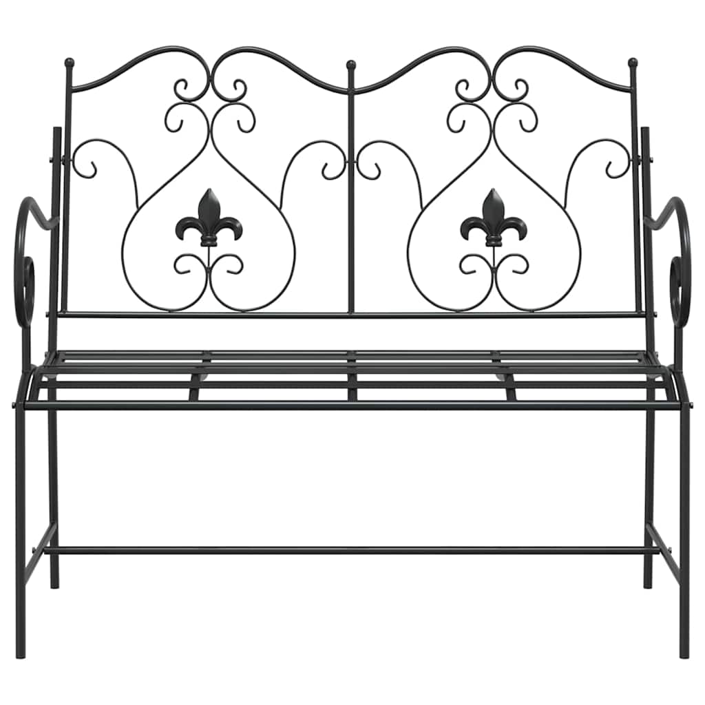 Outdoor Bench Antique Steel Garden Vintage Patio Park Seat 104cm Bronze Style Bl