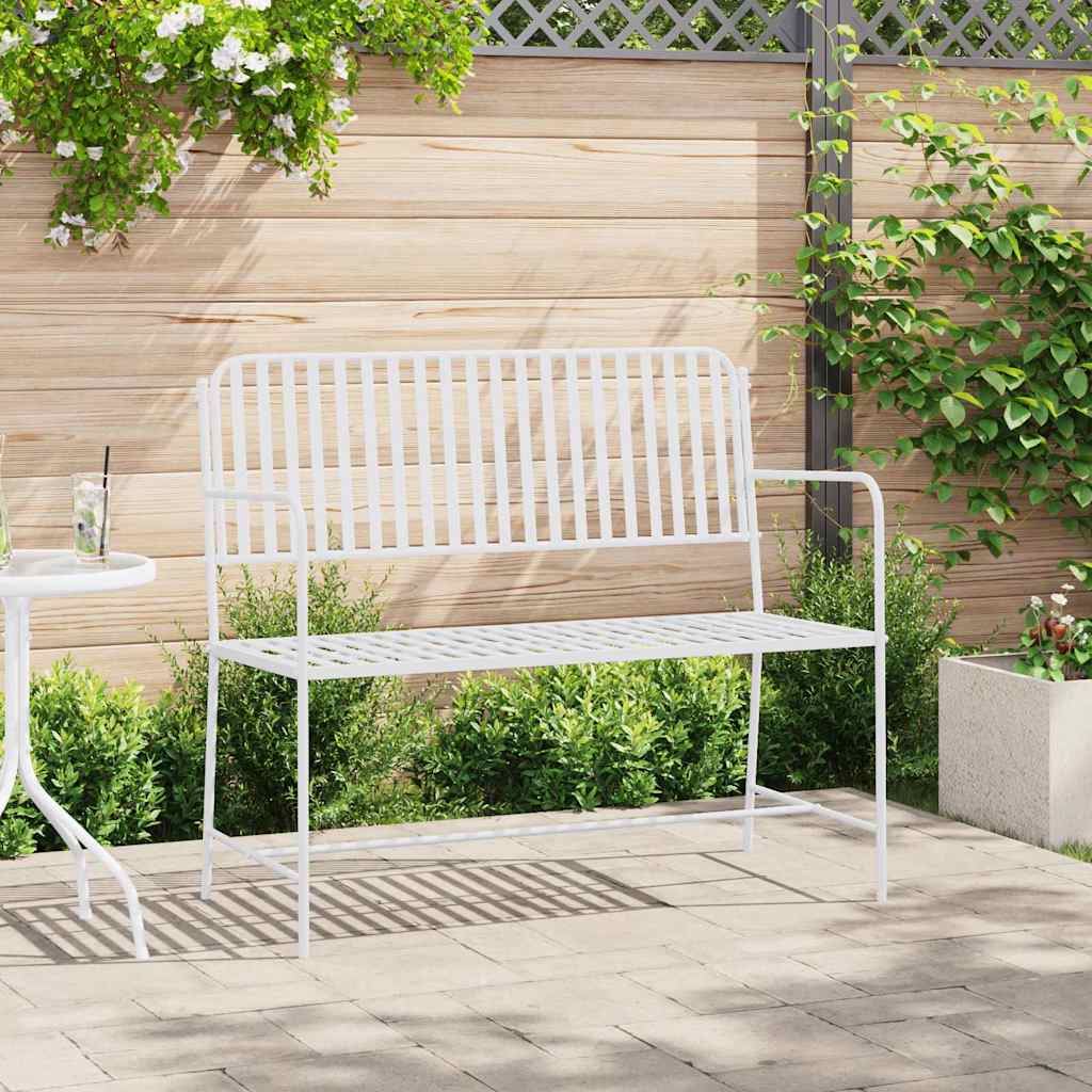 Garden Bench 103.5 X 51.5 X 90 Cm Steel