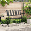 Garden Bench 103.5 X 51.5 X 90 Cm Steel