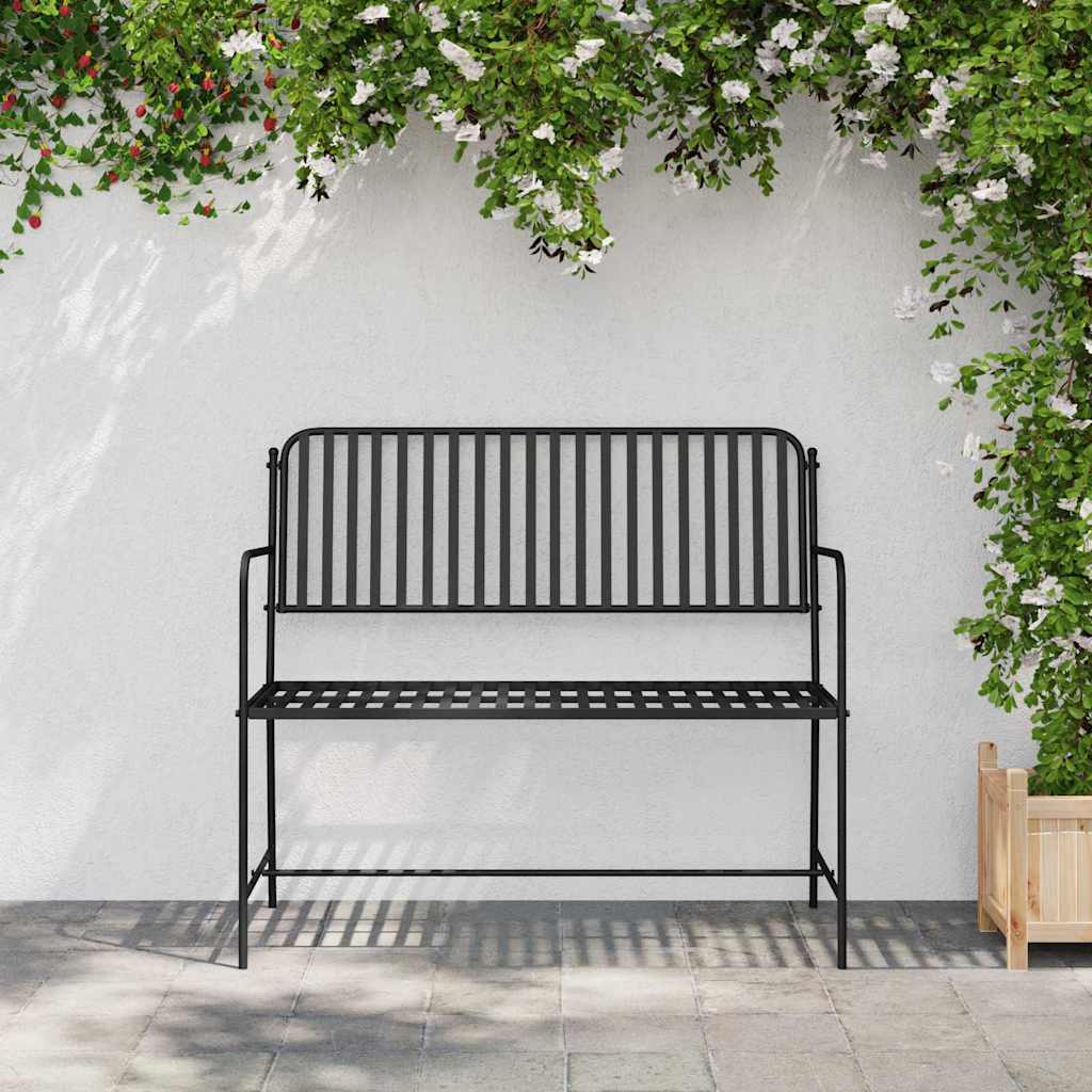Garden Bench 103.5 X 51.5 X 90 Cm Steel