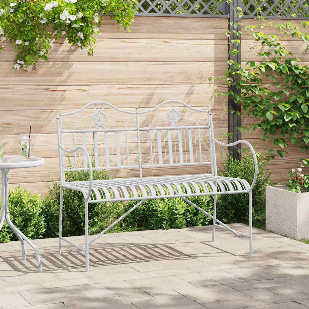 Garden Bench Antique 103.5 X 59 X 89 Cm Steel