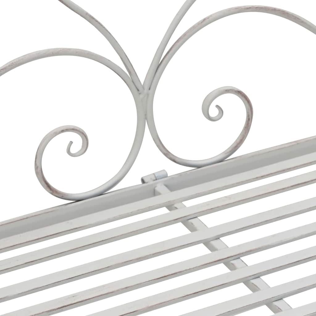 Garden Bench Antique 121 X 48 X 200 Cm Steel