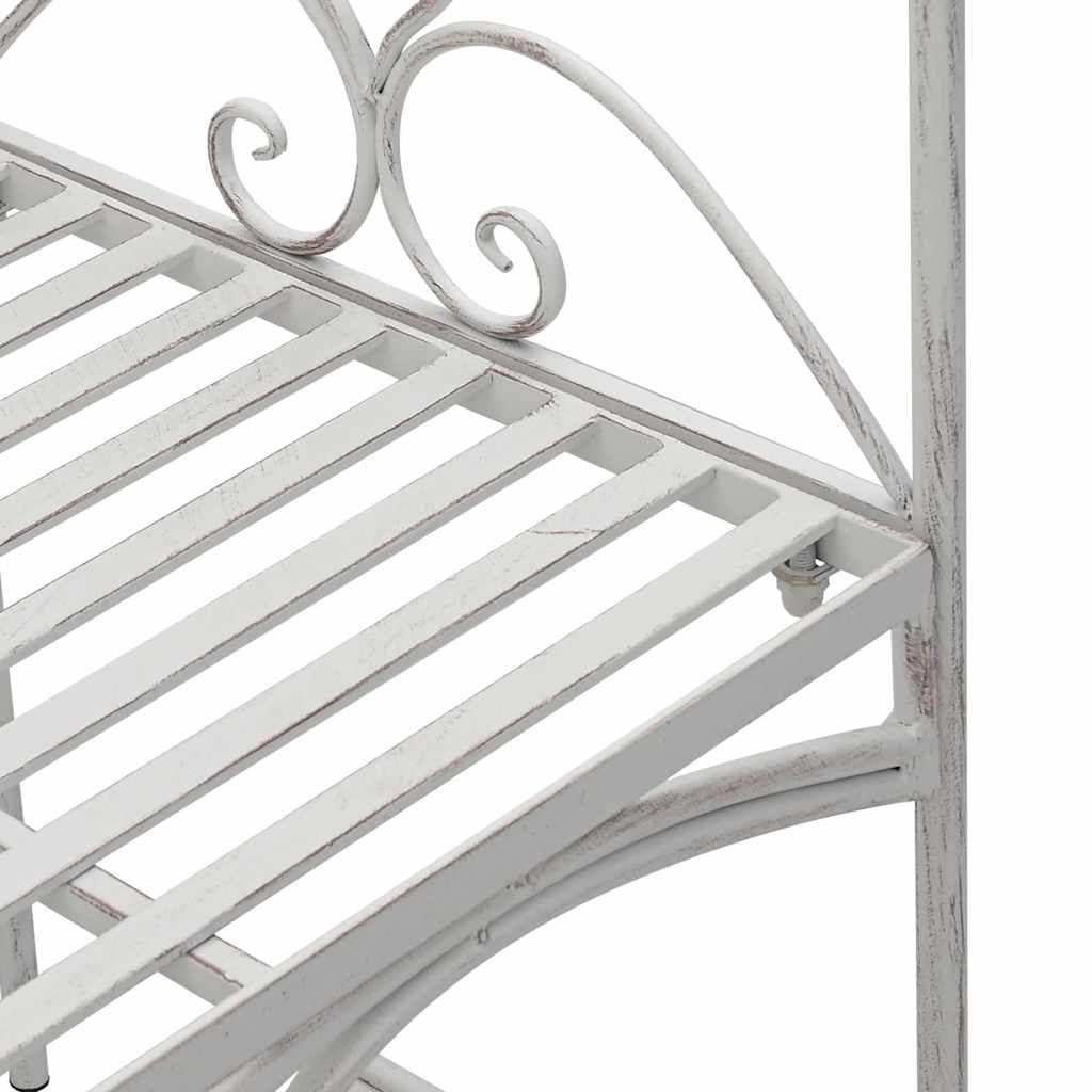 Garden Bench Antique 121 X 48 X 200 Cm Steel