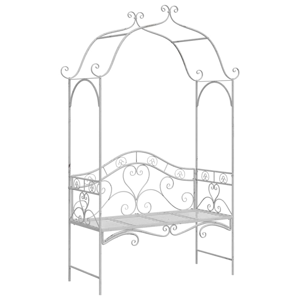 Garden Bench Antique 121 X 48 X 200 Cm Steel
