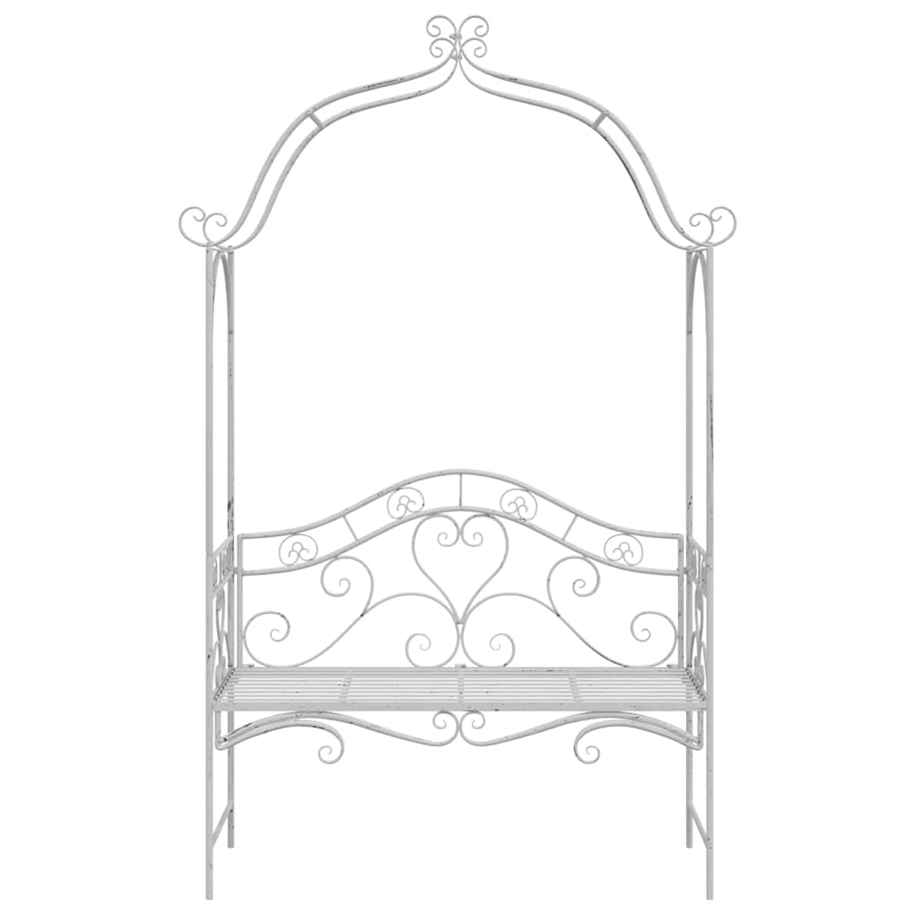 Garden Bench Antique 121 X 48 X 200 Cm Steel