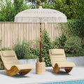 Macrame Parasol Cream 252.5 X 252.5 X 260 Cm