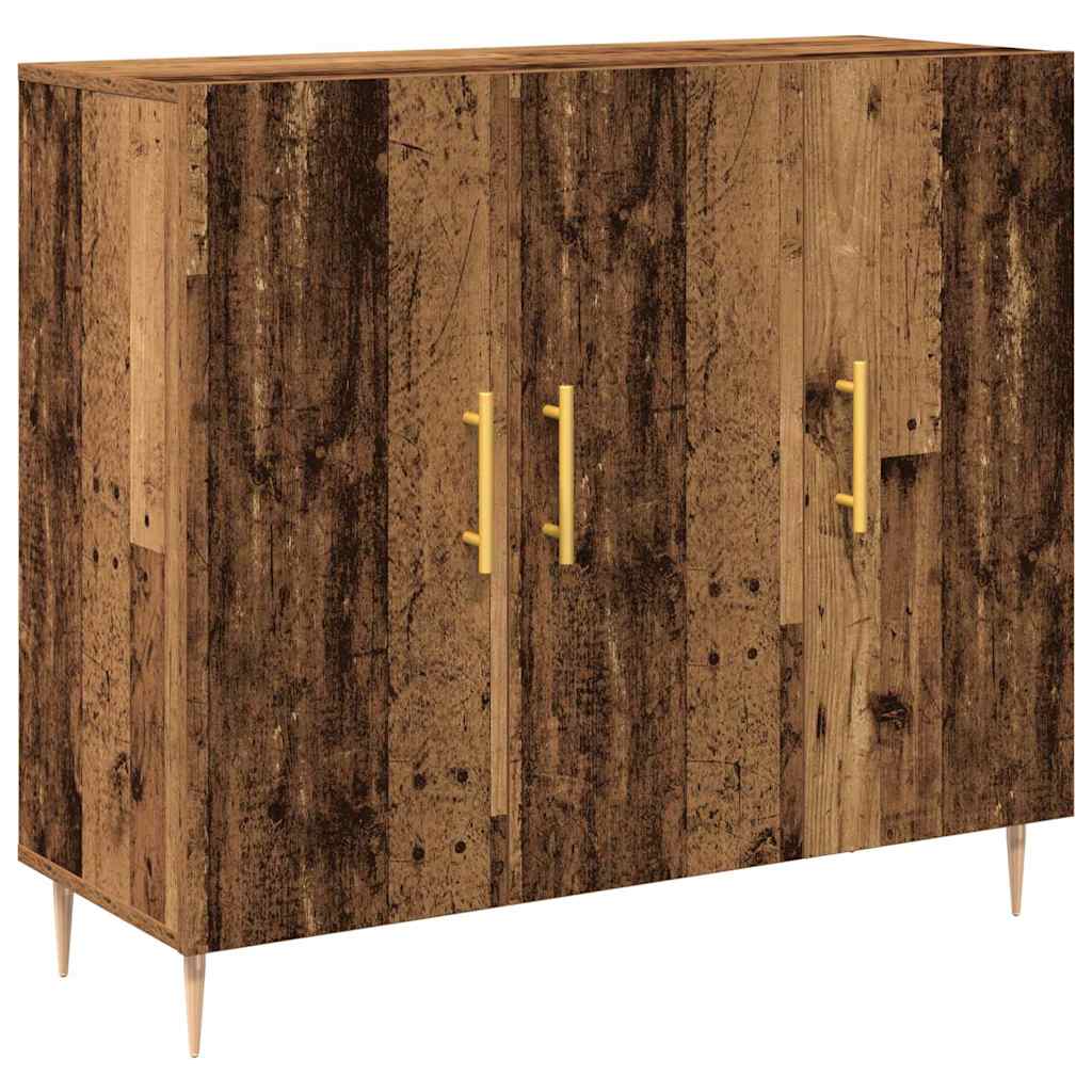 Sideboard 90 X 34 X 80 Cm Engineered Wood
