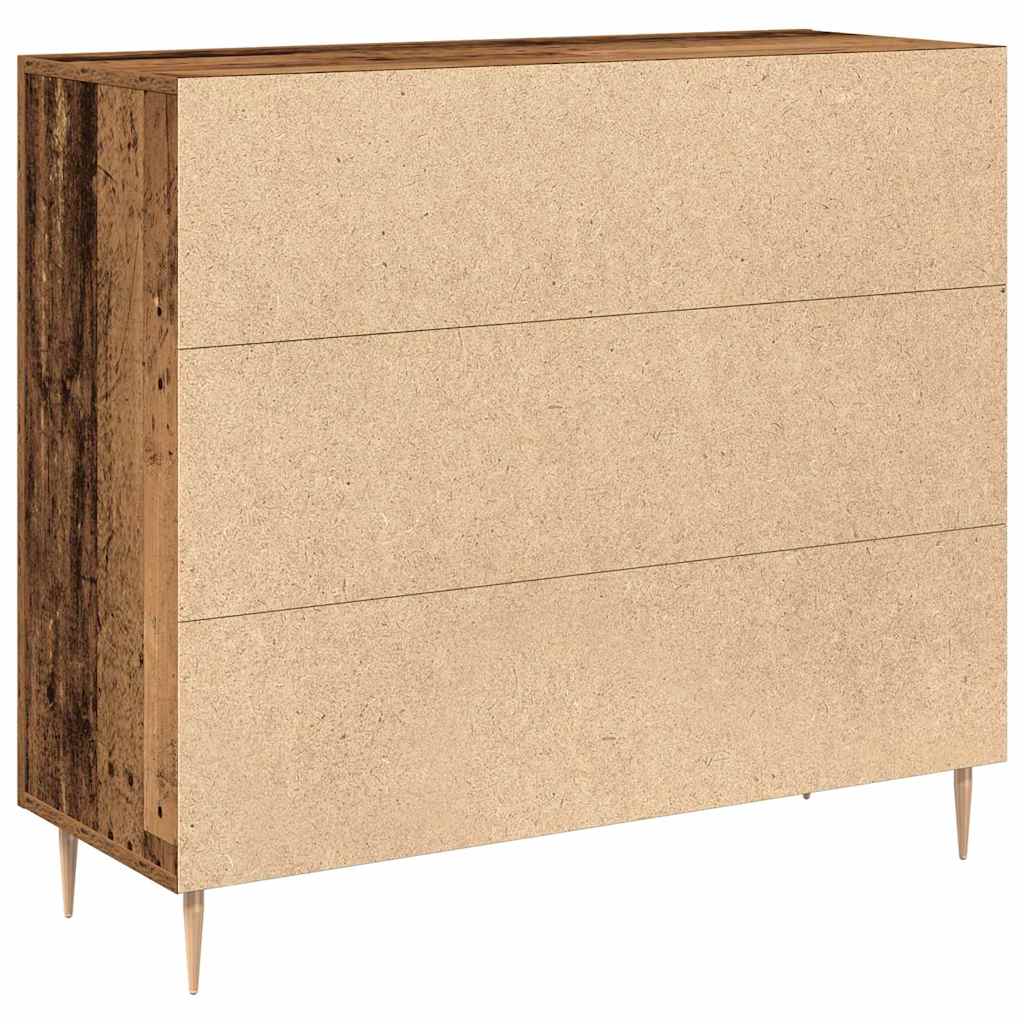 Sideboard 90 X 34 X 80 Cm Engineered Wood