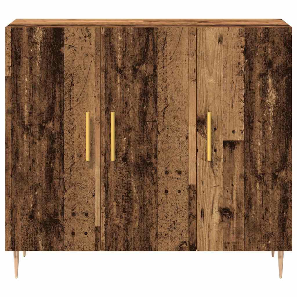 Sideboard 90 X 34 X 80 Cm Engineered Wood