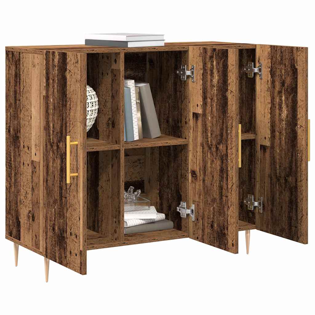 Sideboard 90 X 34 X 80 Cm Engineered Wood