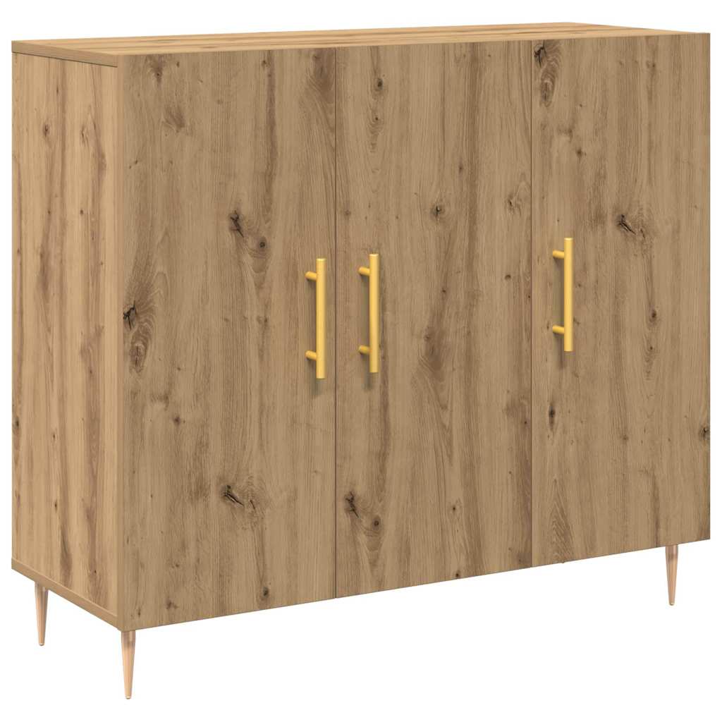 Sideboard 90 X 34 X 80 Cm Engineered Wood