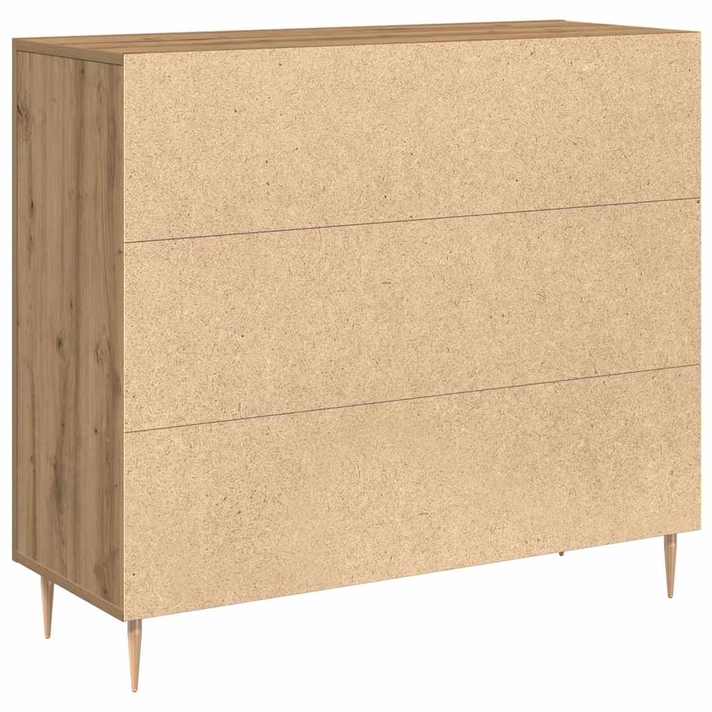 Sideboard 90 X 34 X 80 Cm Engineered Wood
