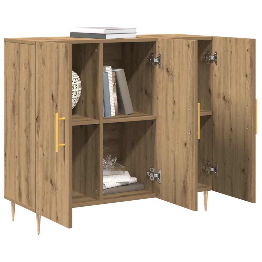 Sideboard 90 X 34 X 80 Cm Engineered Wood
