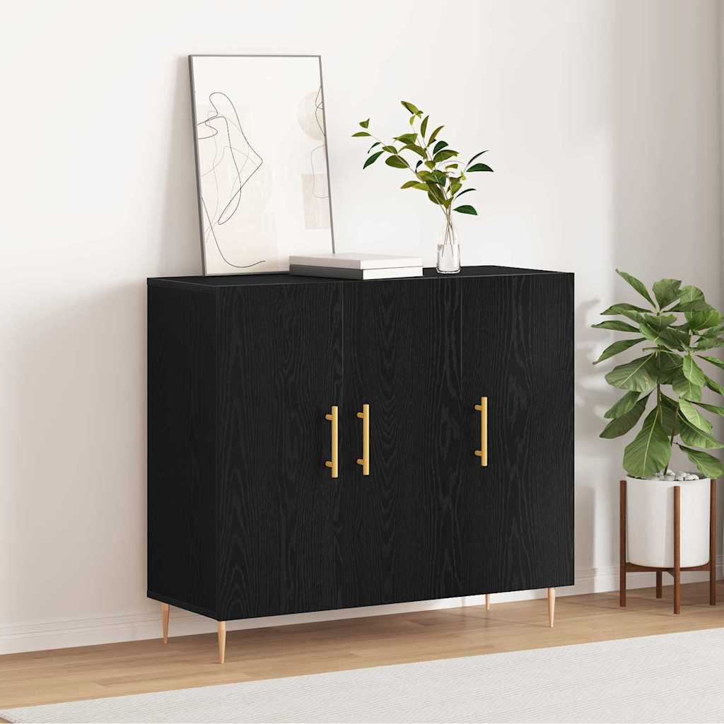 Sideboard 90 X 34 80 Cm Engineered Wood 90 X 34 X 80 Cm