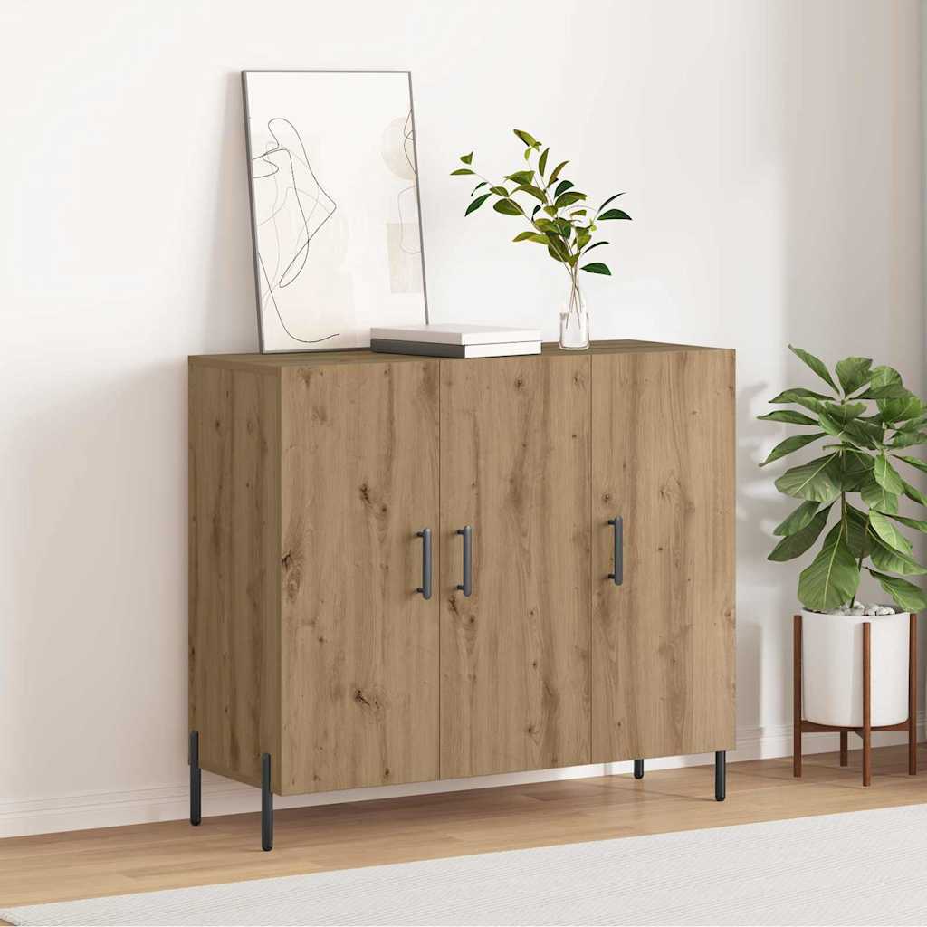 Sideboard 90 X 34 X 80 Cm Engineered Wood
