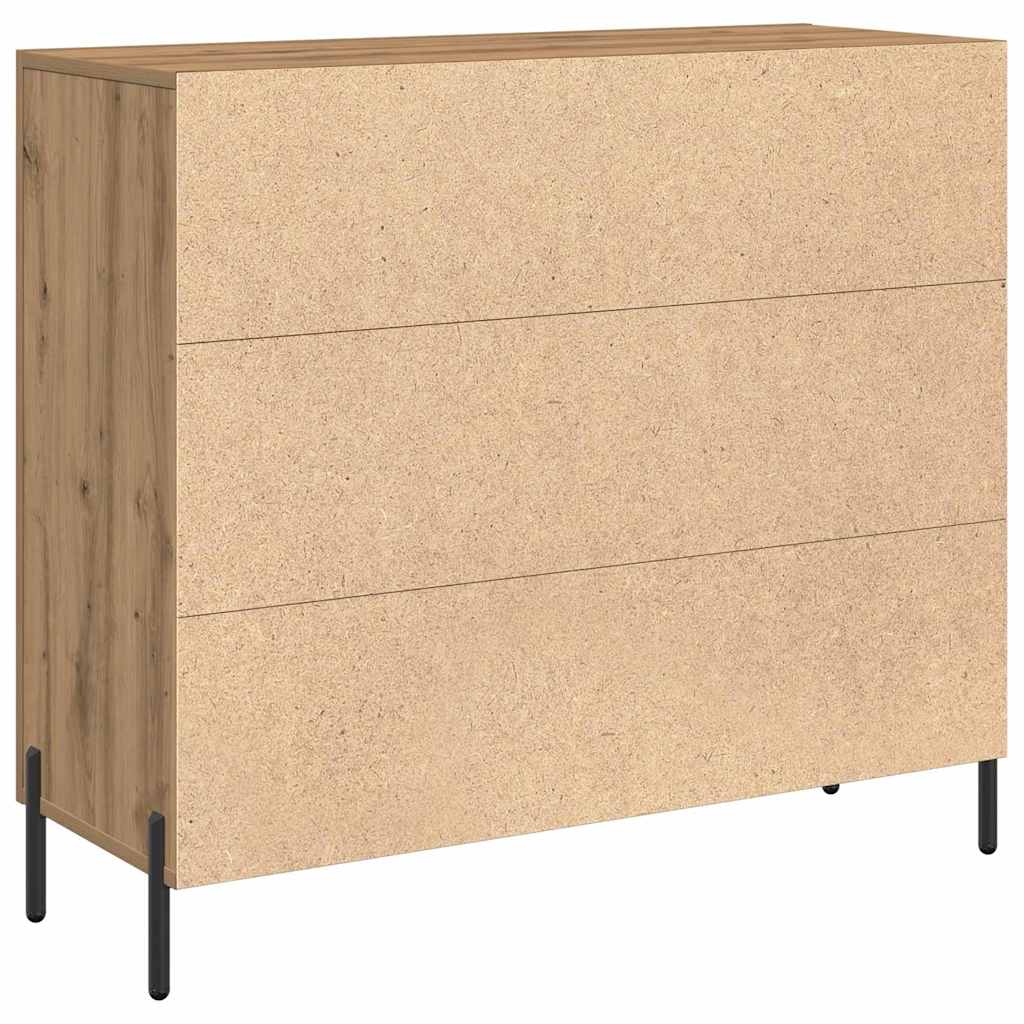 Sideboard 90 X 34 X 80 Cm Engineered Wood