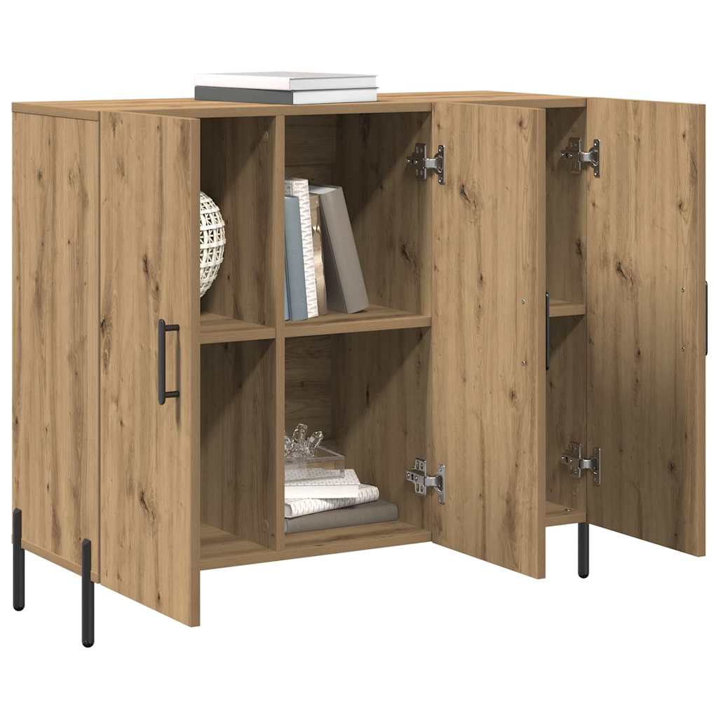 Sideboard 90 X 34 X 80 Cm Engineered Wood