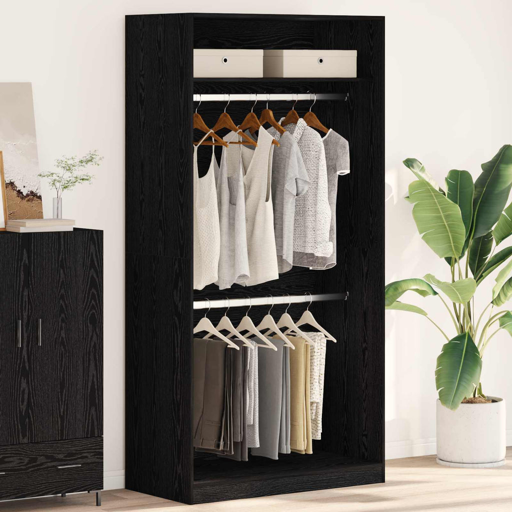 Wardrobe With Shelf Engineered Wood
