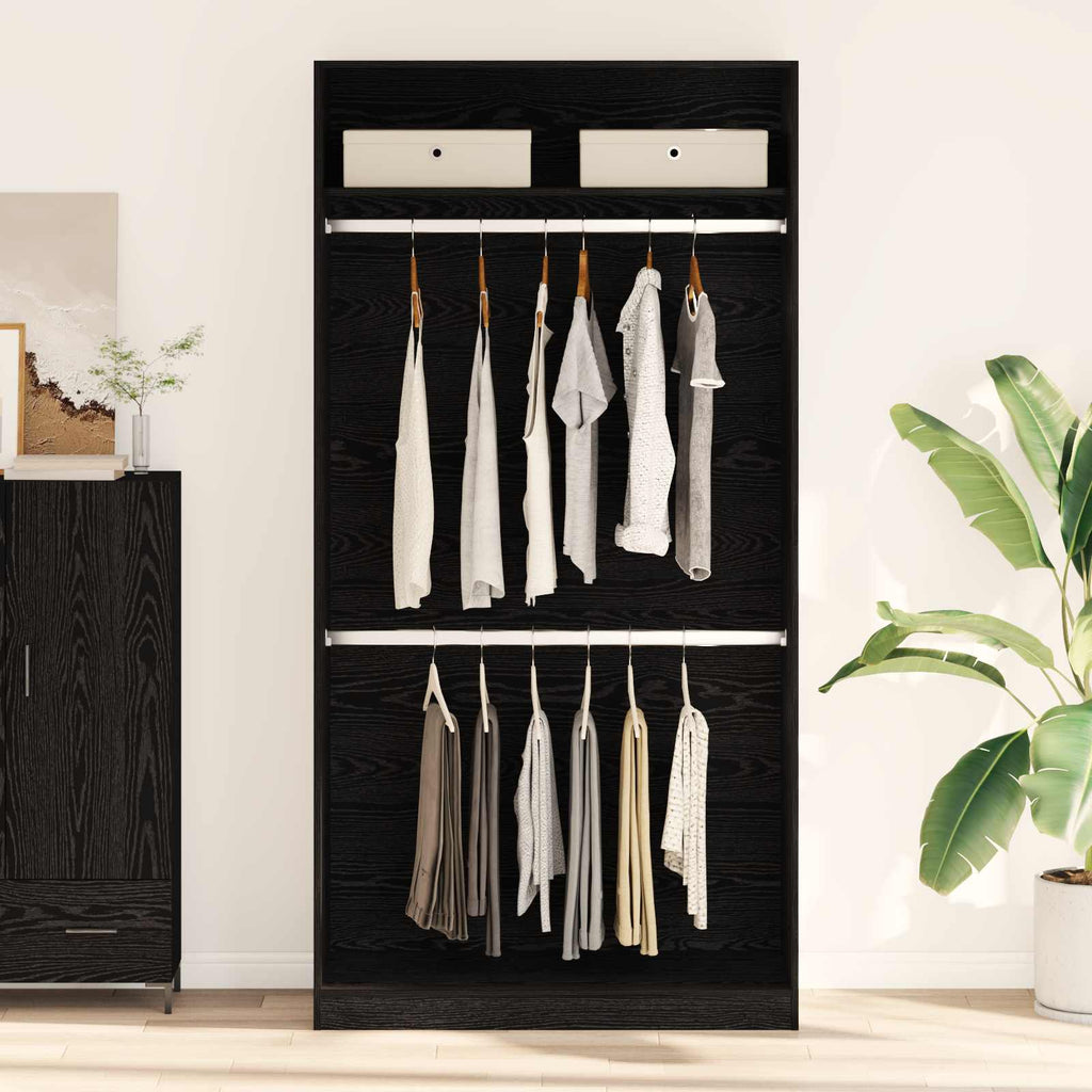 Wardrobe With Shelf Engineered Wood