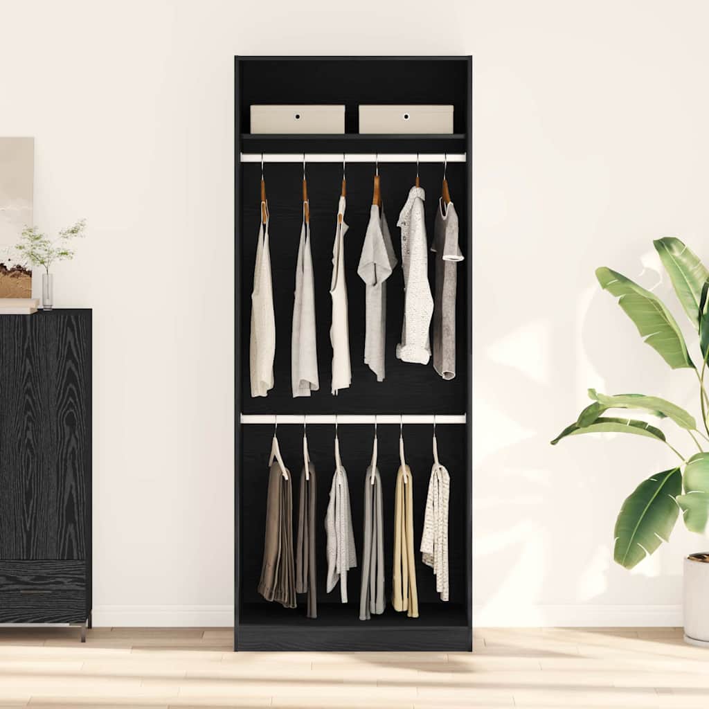 Wardrobe With Shelf Engineered Wood