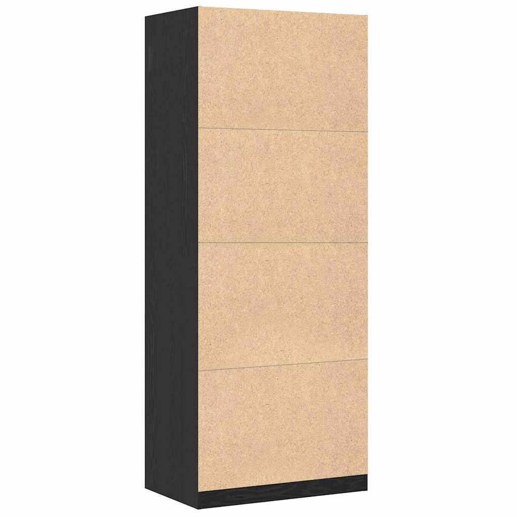 Wardrobe With Shelf Engineered Wood