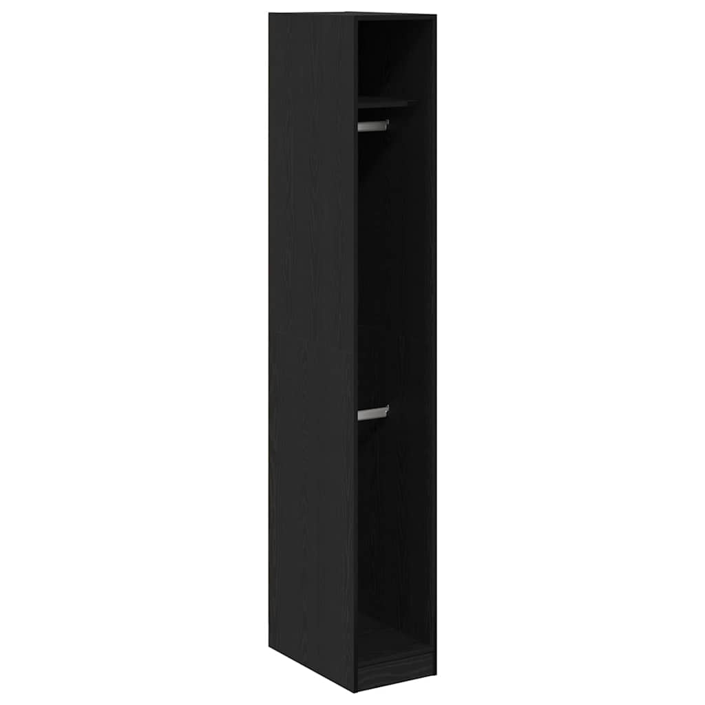 Wardrobe Old Wood Effect Shelf Clothes Storage Cabinet Bedroom Unit