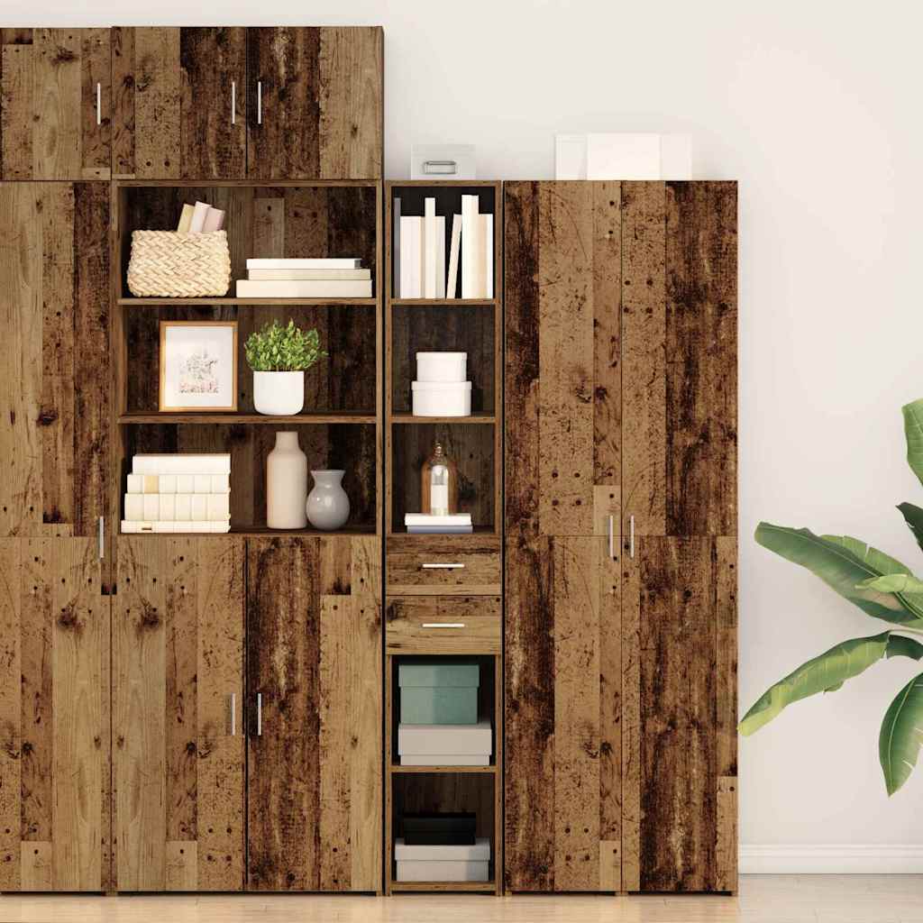 Bookcase With Drawer 30 X 42.4 X 185.2 Cm