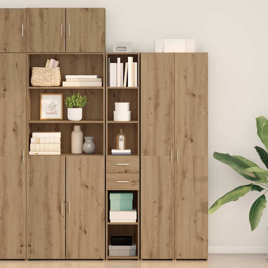 Bookcase With Drawer 30 X 42.4 X 185.2 Cm