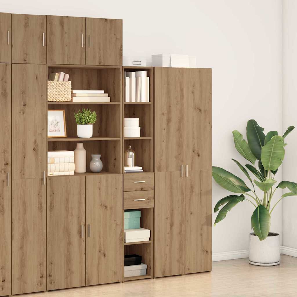 Bookcase With Drawer 30 X 42.4 X 185.2 Cm