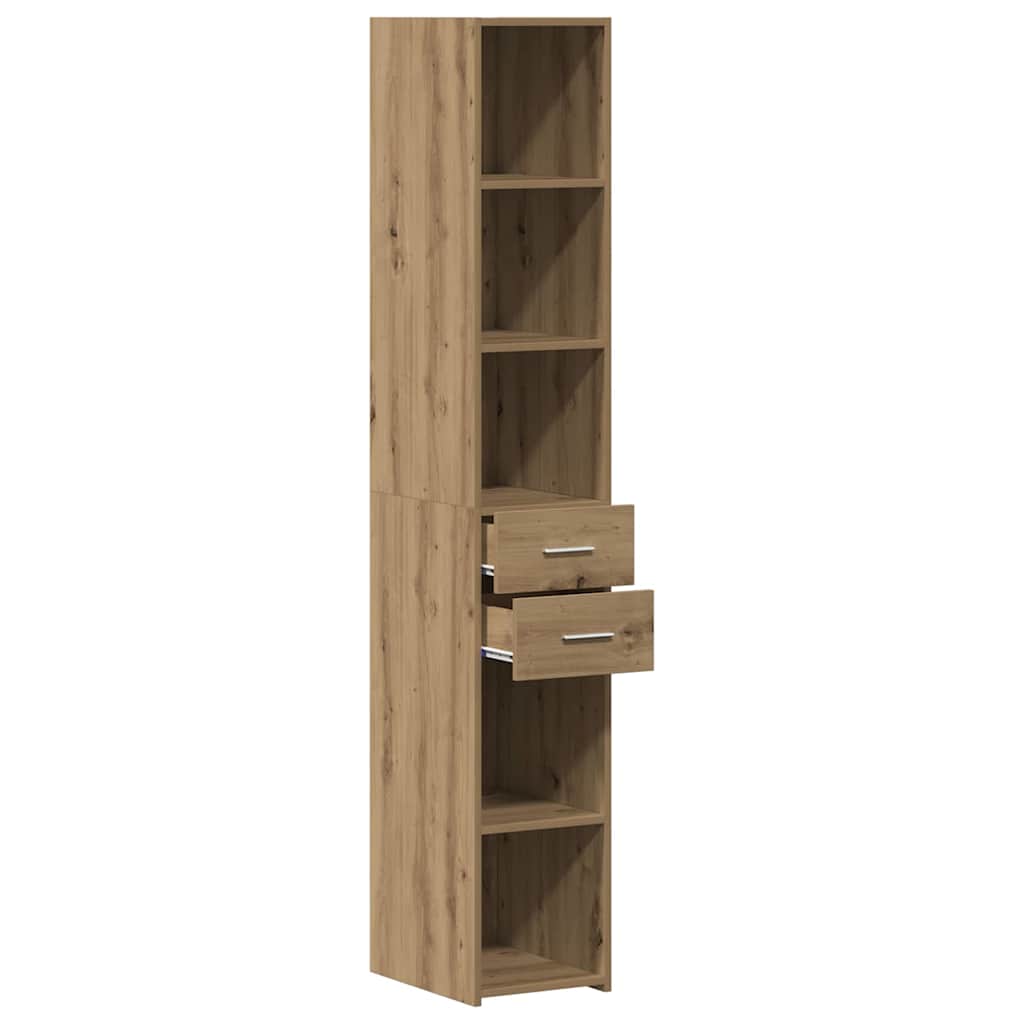 Bookcase With Drawer 30 X 42.4 X 185.2 Cm
