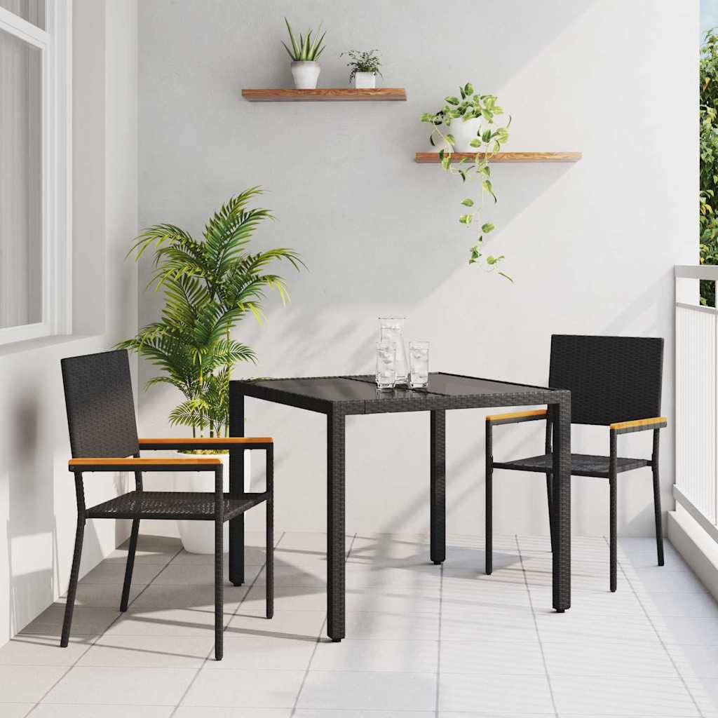 Garden Dining Set 7 Pcs Poly Rattan
